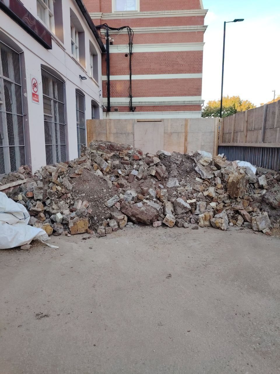 Structural works progressing across the site